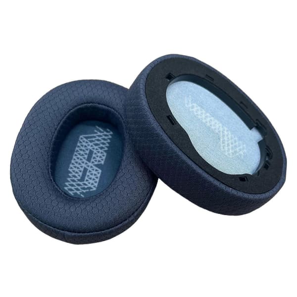 Kompatibel med JBL Live 770NC Over-Ear Hodetelefoner Øreputer Pustende Mesh Stoff Erstatningsøreputer blue
