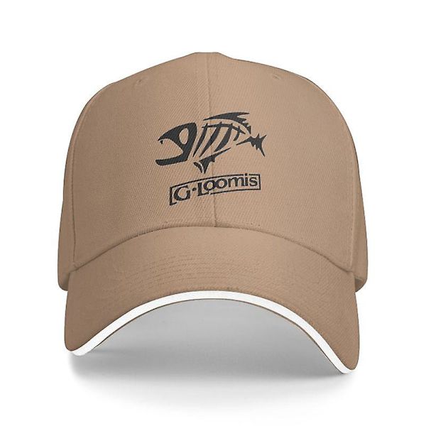 Cool Gloomis fluefiskeri baseballkasket til mænd og kvinder, personlig justerbar unisex far-hat til foråret Khaki Baseball Cap