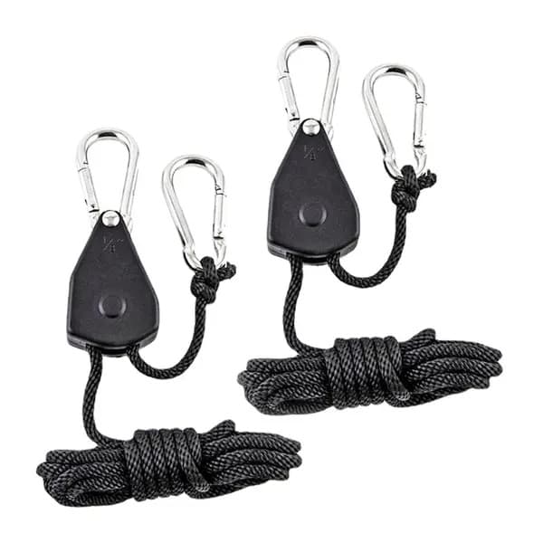 Elastisk teltreb, Teltreb med metalremskive