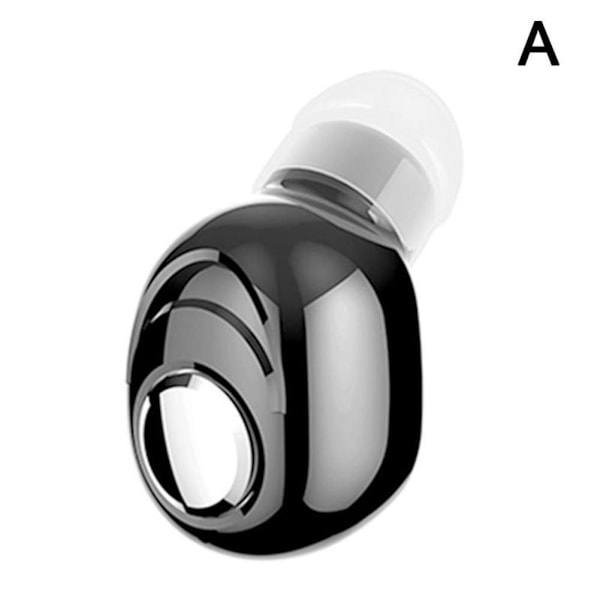 1* Trådlösa Bluetooth Hörlurar In-ear Stereo Headset Hörsnäcka M black One-size