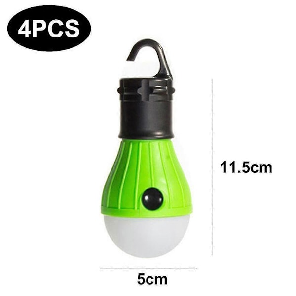 Campingtältlykta Glödlampa Campingutrustning För Camping Vandring Backpacking GS green