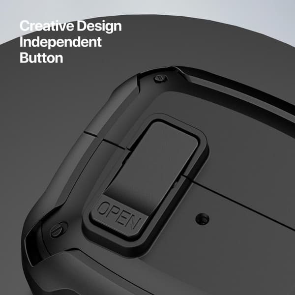 DUX DUCIS Samsung Galaxy Buds3 Pro Buds3 -kotelo koukulla - Musta