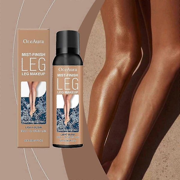 Vattentät Benmakeup Spray, Långvarig Full Täckning Benmakeup Spray Concealer För Att Täcka Åderbråck, Ärr & Skavanker 2PCS