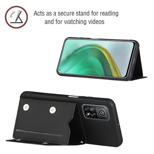 För Xiaomi Mi 10T 5G / 10T Pro 5G PU + TPU + PC Skal GS
