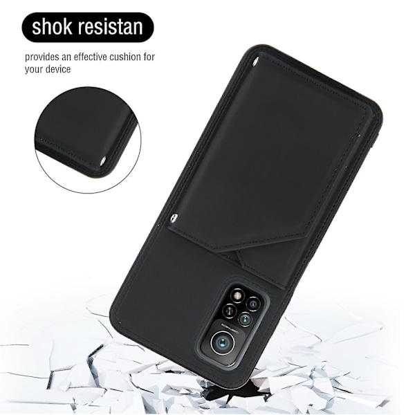 För Xiaomi Mi 10T 5G / 10T Pro 5G PU + TPU + PC Skal GS