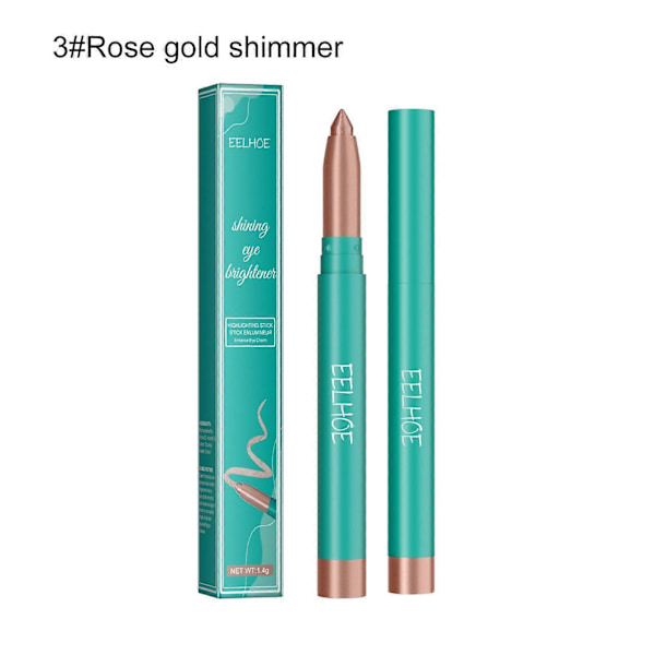 Eelhoe Ögonskuggstift Lazy Highlight Repair Rouge Ögonmakeup Flerfärgad Makeup En Touch av Makeup Lättfärgad Ögonskugga Pink 1.4G