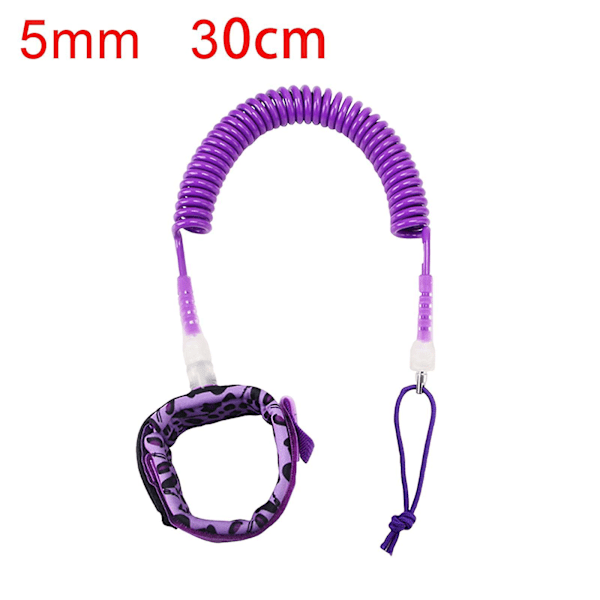 Surfkoppel 10ft TPU Elastiskt för SUP Surfbräda Alla Vattensporter Röd[D] Violet