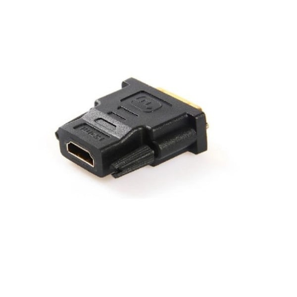 DVI - HDMI -sovitin DVI uros - HDMI naaras teräväpiirto HDMI/DVI uros 24+1 -muunnin