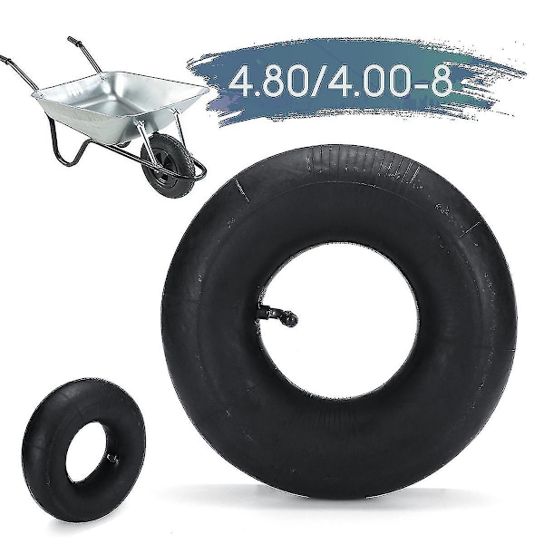 Inner Tube 4.80/4.00-8 Hjulvagn Innertube Böjd Ventil Skottkärra Däck
