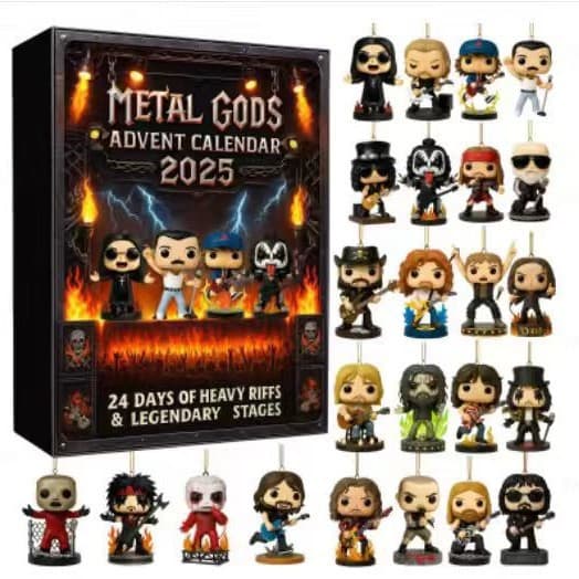 MetalGods RockLegend Julekalender 2025 (Flat)