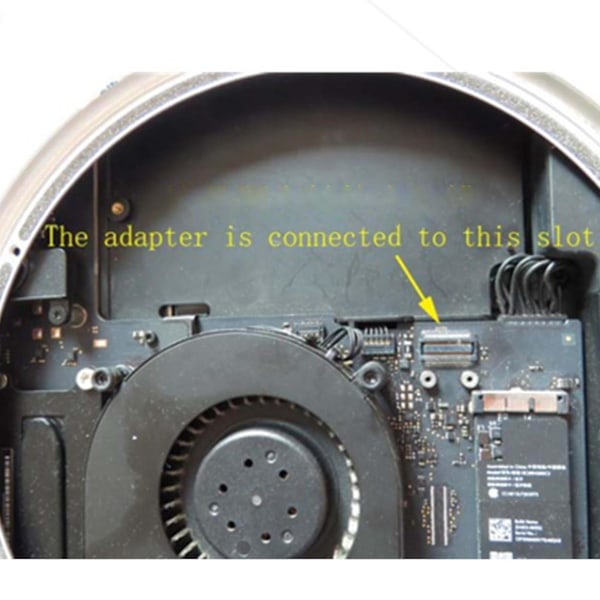 Kompatibel med M kompatibel med Key Nvme kompatibel med M.2 Ssd Til kompatibel med Apply kompatibel med Mac Mini 2014 A1347 Adapter Pcie-YuJia