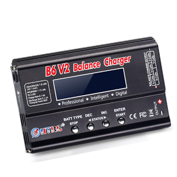 HTRC b6v2 B6AC LIPO batteriladdare Modellflygplansladdare Batteriladdare