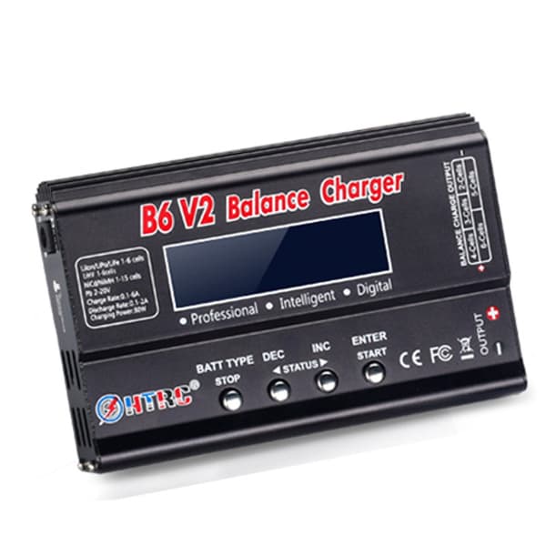 HTRC b6v2 B6AC LIPO batterilader Flyvemodellader Batterilader
