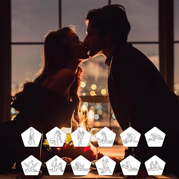 Valentinsdag Gaveidéer for Par Date Night Terninger Leker Bursdagsjubileumsgaver
