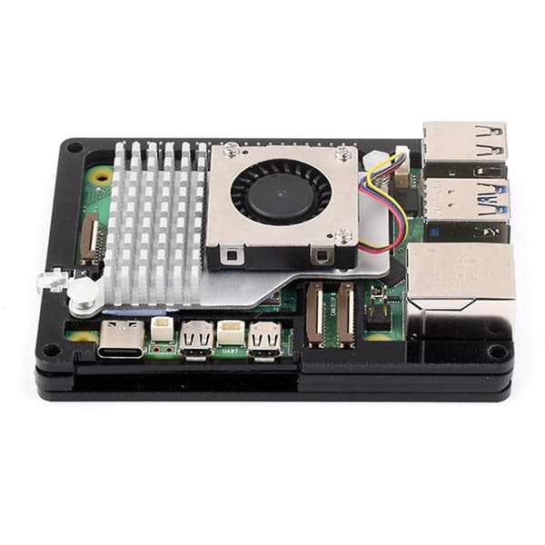 För 5 Kapsling Transparent Regnbåge Skyddande Skal GPIO PCIe