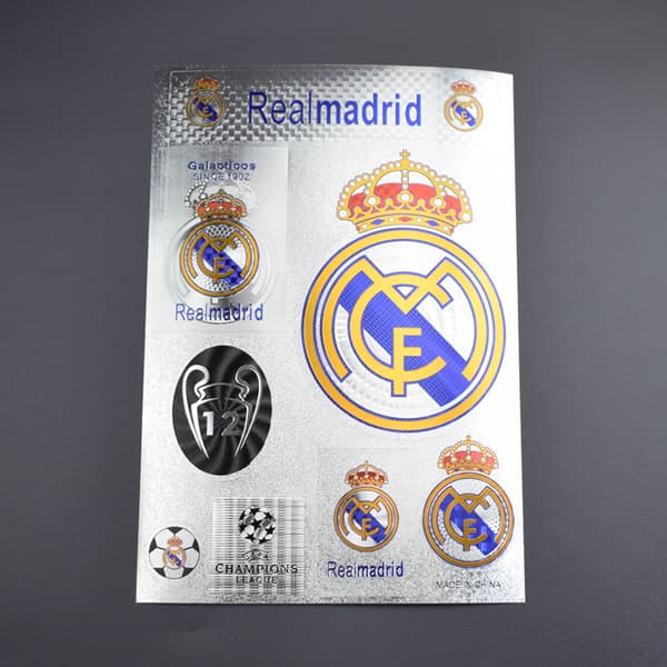 Fodboldklub A4 laserstickers bilstickers AC Real Madrid
