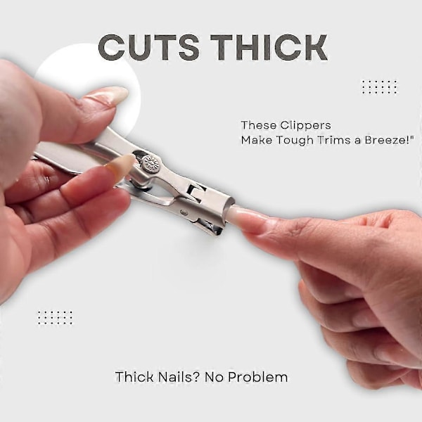 Sherum Nagelklippare, Satismoon Nagelklippare, Cumuul Nagelklippare, Comfort Clip Nagelklippare, Bärbara Ultrascharpa Nagelklippare, Ultrascharp Rostfritt Stål