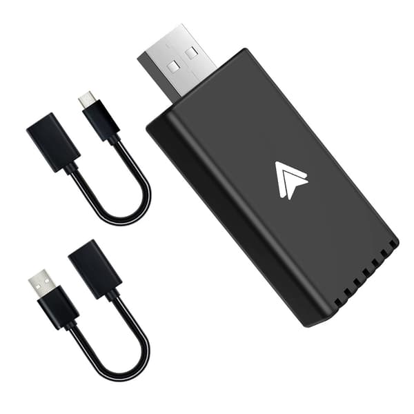 Android Auto langaton adapteri, Android Auto adapteri, Android-puhelin muuntaa langallisen Android Auton langattomaksi