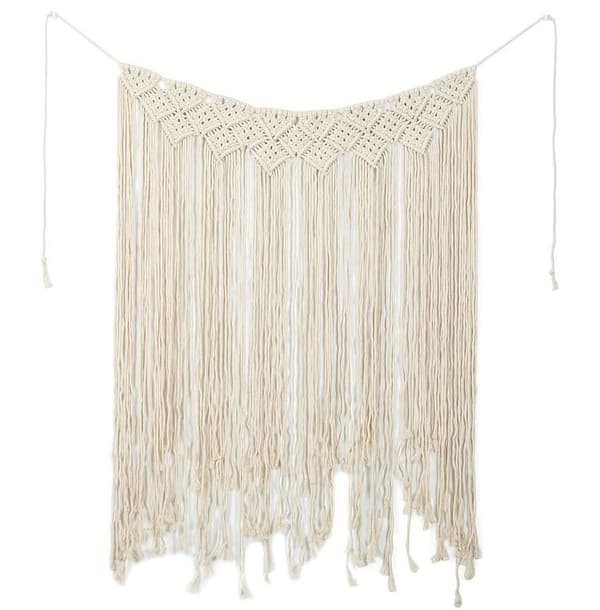 Boho Makrame Vegghenging For Bryllup Soverom Stue Bakgrunn