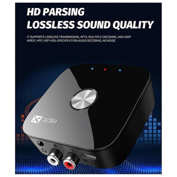 Ny 2-i-1 Bluetooth Mottagare & Sändare 5.4 Stöder En-Till-Två Qualcomm Chips CSR Audio Converter