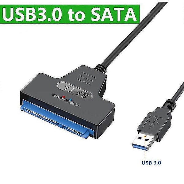 USB SATA-kabel SATA 3 til USB 3.0 Adapter USB SATA Adapterkabel 2.5 Tommer SSD HDD-disk