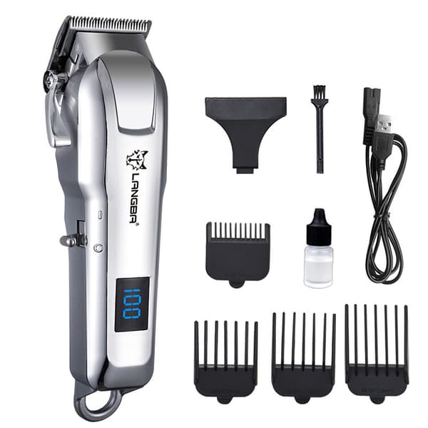 Profesjonell Pet Hårtrimmer Sølv