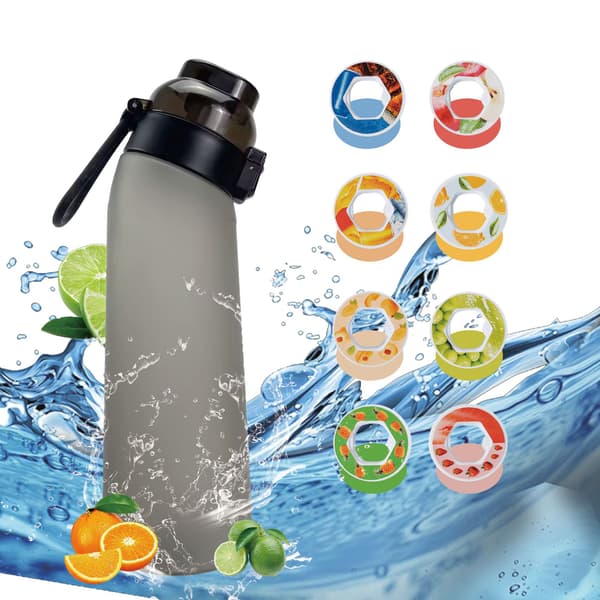 Ilmavesipullo/Maustevesi Pullo - 650ml - 7 Pakkausta - Leirintä Urheilu Gradientti Sininen
