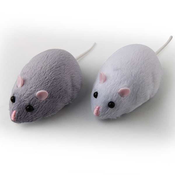 1-pack katt leksak, simulerad infraröd elektrisk fjärrstyrd musmodell, ny och unik mus trick leksak