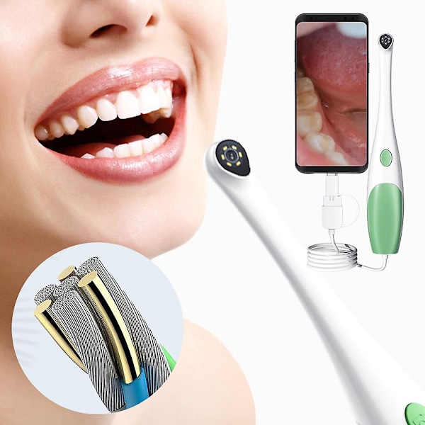 Dental USB Intraoralt Kamera Oralt Endoskop Med LED-lys Digital Billeddannelse Intraorale Billeder
