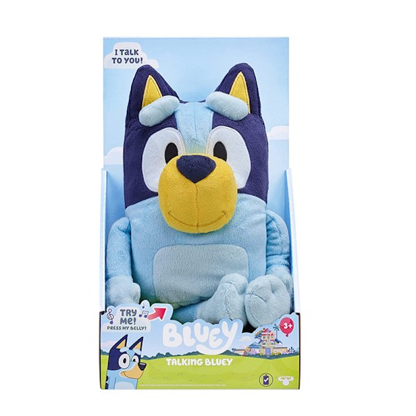 1 stycke 30cm ny Bluey pratande plysch Bluey hundfamilj Bingo hund musik plyschleksak