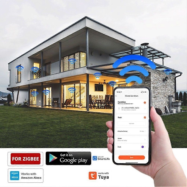 1 stk. Tuya Zigbee 3.0 Smart Pir Bevægelsessensor Human Motion Sensor Smart Home Detektor Hjemmesikkerhed Til Tuya Smart Life