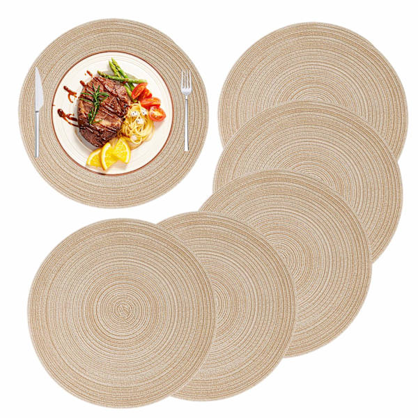 Brikker Vaskbare, Rund Brikke, Diameter 36cm