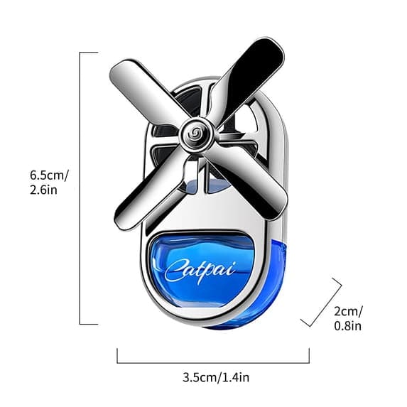 Clip-On Bilduftfrisker, Luksus Aroma Ventilationsdiffuser, Langtidsholdbar Olieparfume, Lugtfjerner til Køretøj