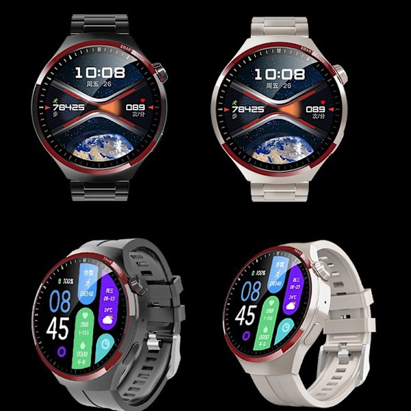 Ny G7 MAX+ smartwatch med NFC-åtkomstkort, kartbetalning, kompass, AI-röstassistent, sportfunktioner