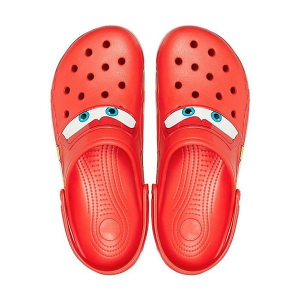 Crocs Lightning McQueen - Lightning McQueen Uteslippers med Stropp - M7/W9 (Passer til størrelse 39/40 fot)