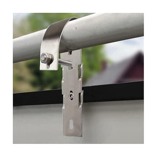 4-pak Solar Panel Holder Solar Krog til Solar til Balkonrækværk Holder, Solar Montering Balkon Po