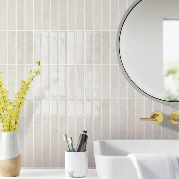 Självhäftande kakel (30x30cm, 5 ark, Grå Mandel)