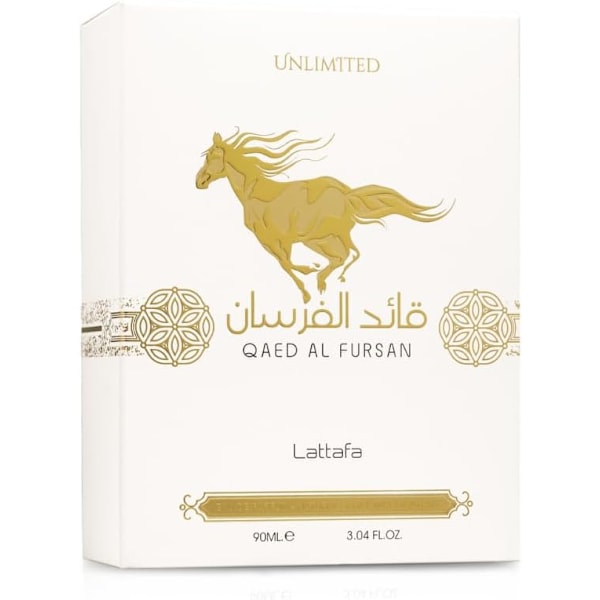 Lattafa lanserer Qaed Al Fursan Unlimited for menn - 90 ml EDP Spray