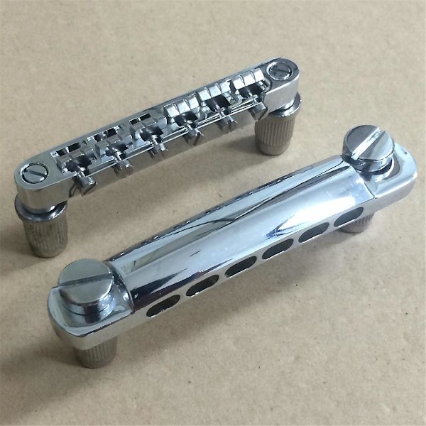 Elektrisk Gitarbro, Standard 12-strengers Størrelse Gitarbro Fullt Sett Brohale Stud Sink Legering
