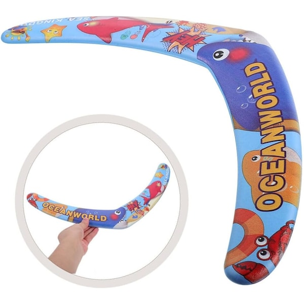 Boomerang 2 stk. V-formet motoriseret pil udendørs sport skum frisbee flyvende boomerang sportsspil flyvende legetøj