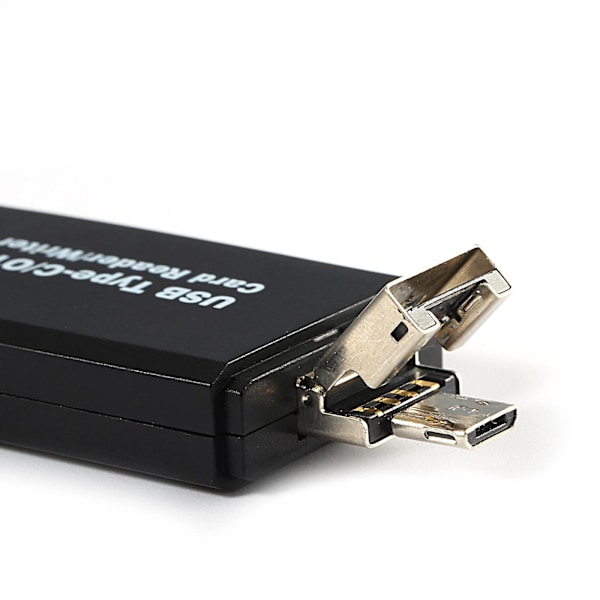 Kortlæser bærbar USB 3 i 1 hukommelseskortadapter