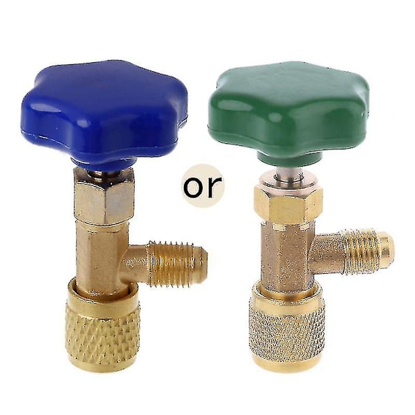 1/4 Sae Auto AC Can Tap Valve Flasköppnare för R22 R134a R410a Gas Kylmedium (bejoey)