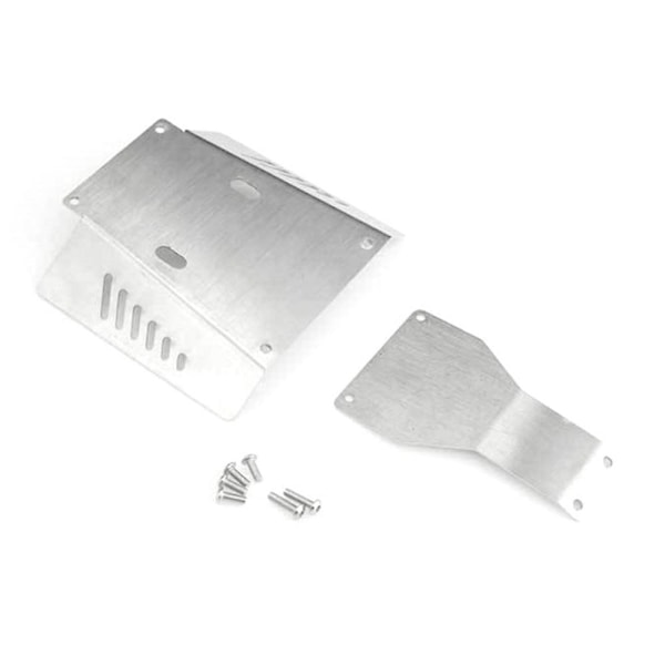 Metall Rustfritt Stål Chassis Armor Beskyttelsesplate for CC-01 CC01 1/10 RC Crawler Bil Oppgradering