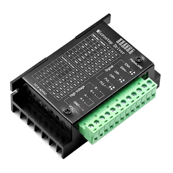 TB6600 4A 9-42V Stepper Motor Drivrutin CNC Controller, 32 Subdivision Uppgradering Nema Tb6600 Enkel Axel