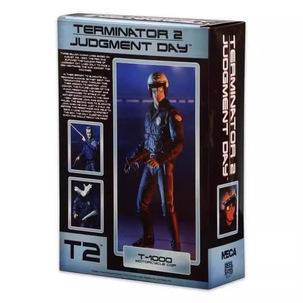 NECA T1000 Trooper Version 7-tums Boxad Actionfigur Modellleksak