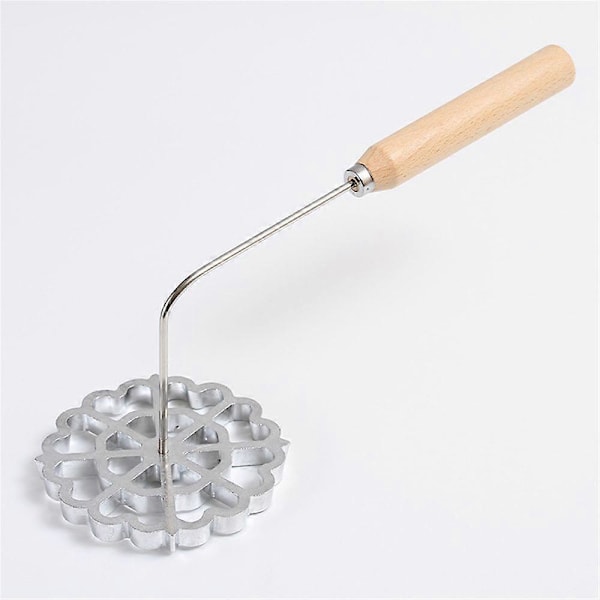 Støpejerns Rosett Jernform Sett Bunuelos Form Med Håndtak Timbale Former Bakverk Verktøy Achappam Form Rosett Kake Maker