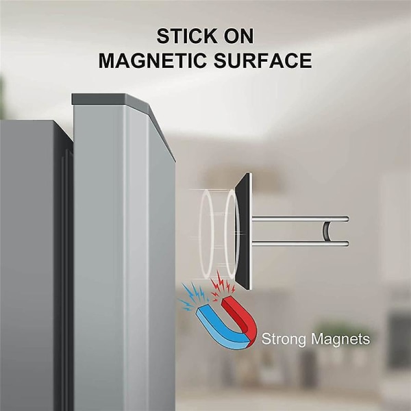 Magnetisk papirhåndklædeholder,magneter Papirhåndklædeholder vægmontering til køleskab og , papirhåndklæde