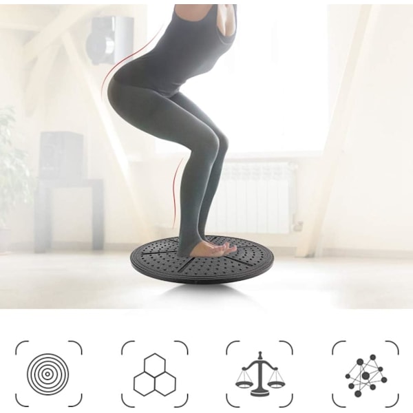 Balansbräda Yoga Pilates Maze Swing Balansbräda Fitness Träning Fitness Träning Omfattande Fitness Tillbehör