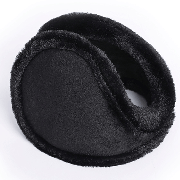 Sammenleggbare Unisex Ørevarmere - Vindtette Varme Vinter Ørevarmere, Svart