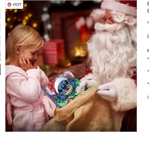 2025 Stitch Julekalender DIY Armbånd 24-Dagers Overraskelsesgave til Barn E